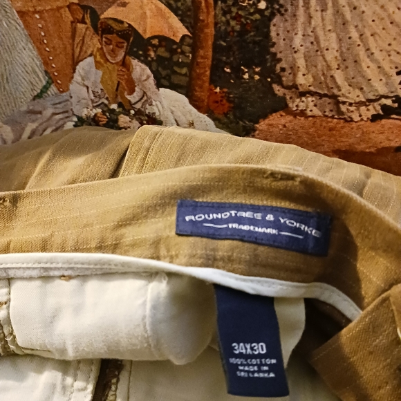 ✈️⛴️Round Tree & Yorke Men Pants👖🛥 Size W.34"×L.30", - Picture 2 of 5